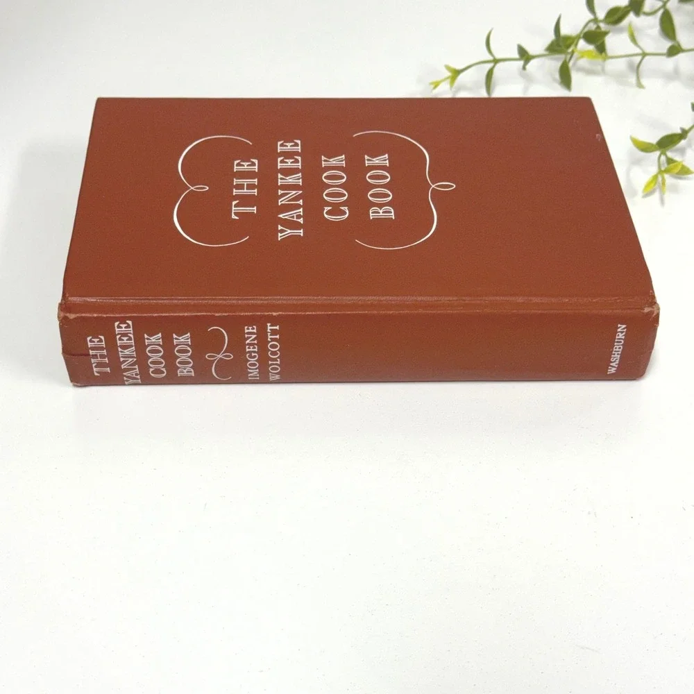 The Yankee Cook Book Imogene Wolcott 1963 New England Recipes Vintage Hardcover